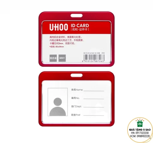 Bao đựng thẻ bằng nhựa cứng UHOO-6041