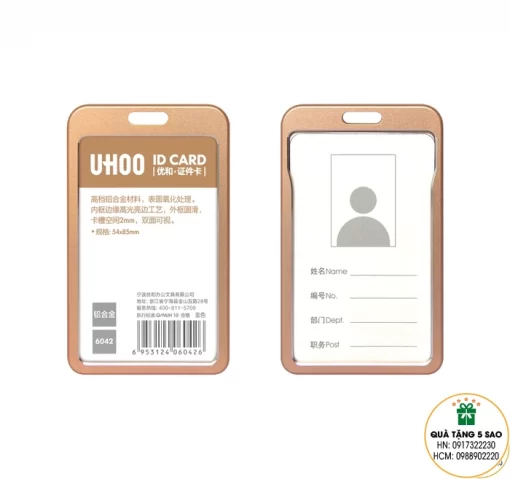 Bao đựng thẻ bằng nhựa cứng UHOO-6042