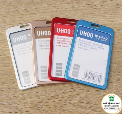 Bao đựng thẻ bằng nhựa cứng UHOO-6042