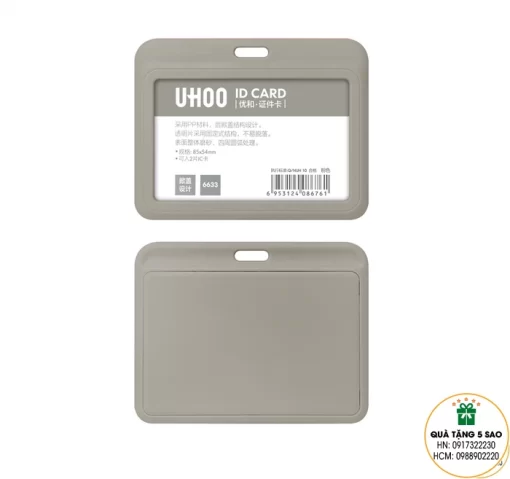 Bao đựng thẻ bằng nhựa cứng UHOO-6633