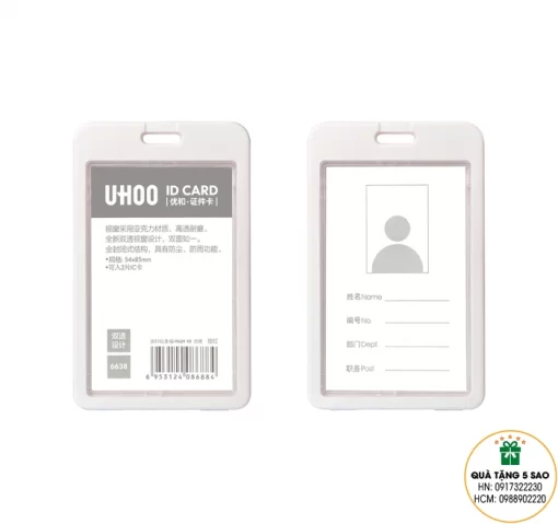 Bao đựng thẻ bằng nhựa cứng - UHOO-6638